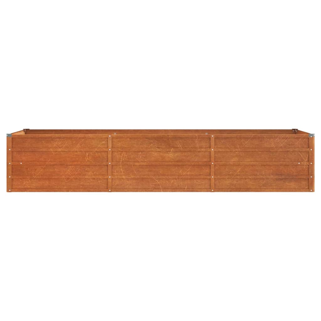 Plantenbak Verhoogd 240X80X45 Cm Cortenstaal Roestig