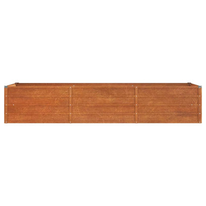 Plantenbak Verhoogd 240X80X45 Cm Cortenstaal Roestig