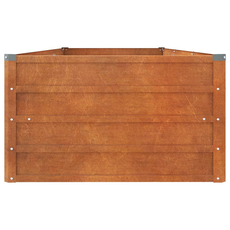 Plantenbak Verhoogd 240X80X45 Cm Cortenstaal Roestig