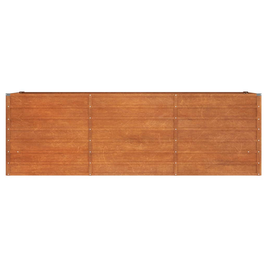 Plantenbak Verhoogd 240X80X77 Cm Cortenstaal Roestig