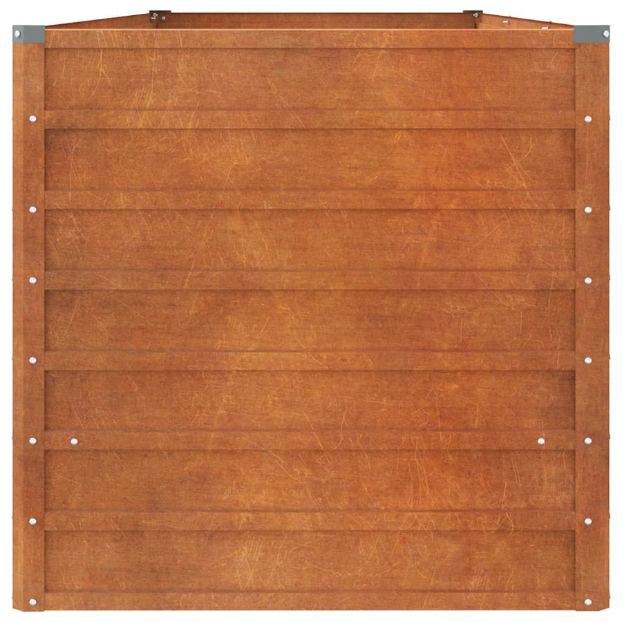 Plantenbak Verhoogd 240X80X77 Cm Cortenstaal Roestig