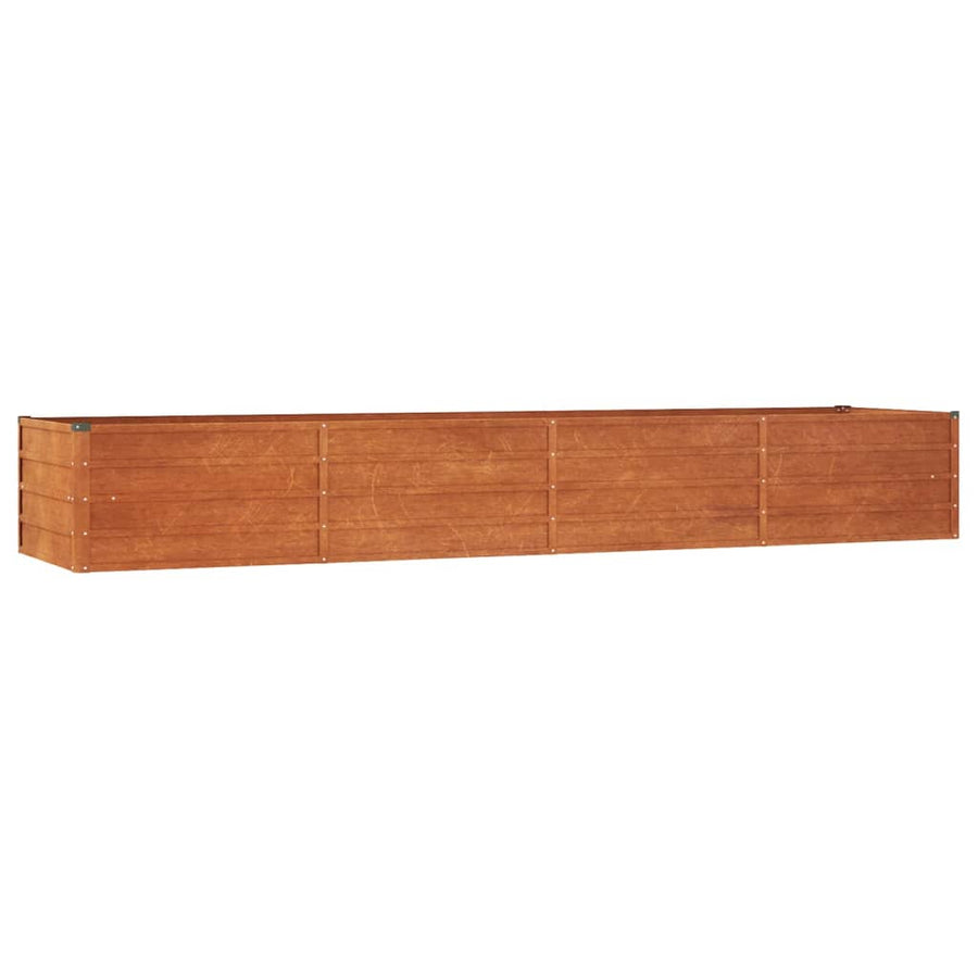 Plantenbak Verhoogd 320X80X45 Cm Cortenstaal Roestig