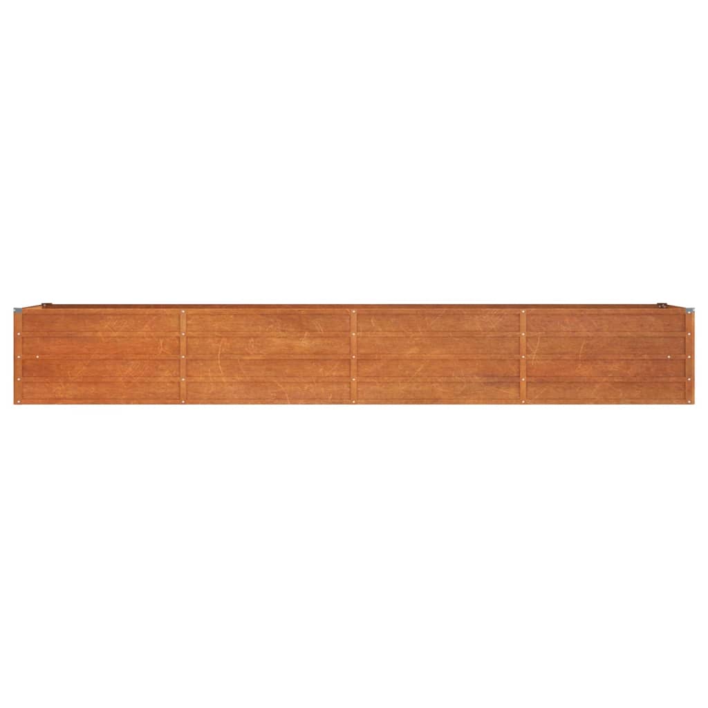 Plantenbak Verhoogd 320X80X45 Cm Cortenstaal Roestig