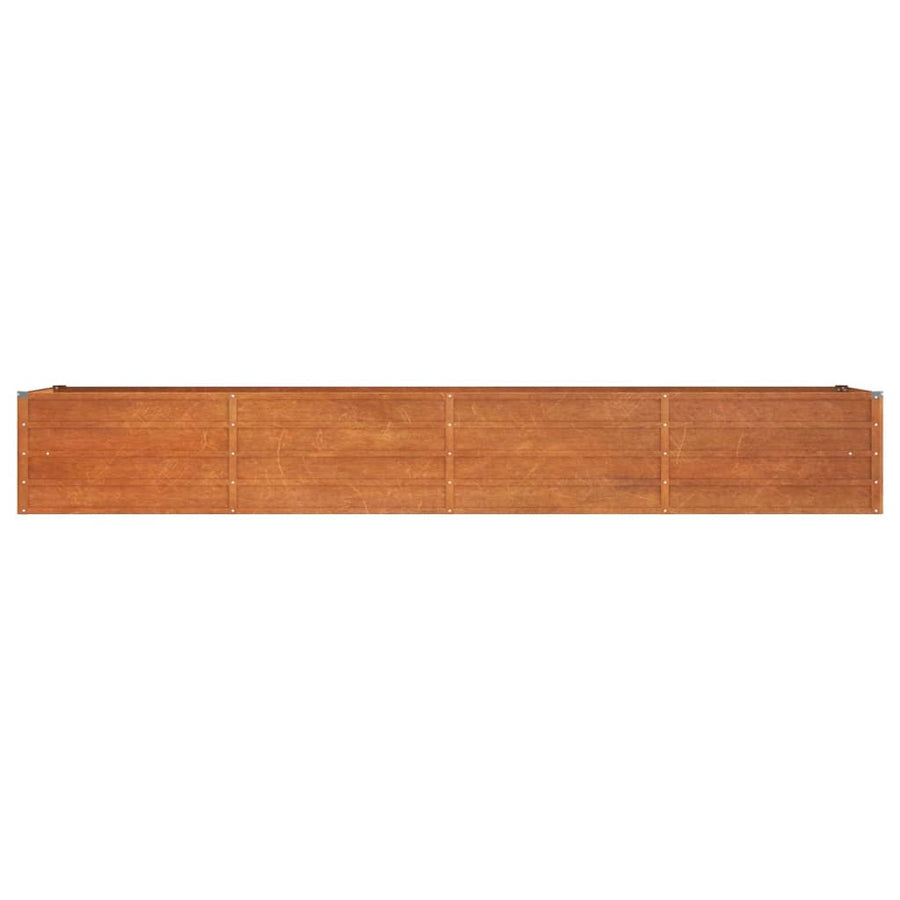 Plantenbak Verhoogd 320X80X45 Cm Cortenstaal Roestig