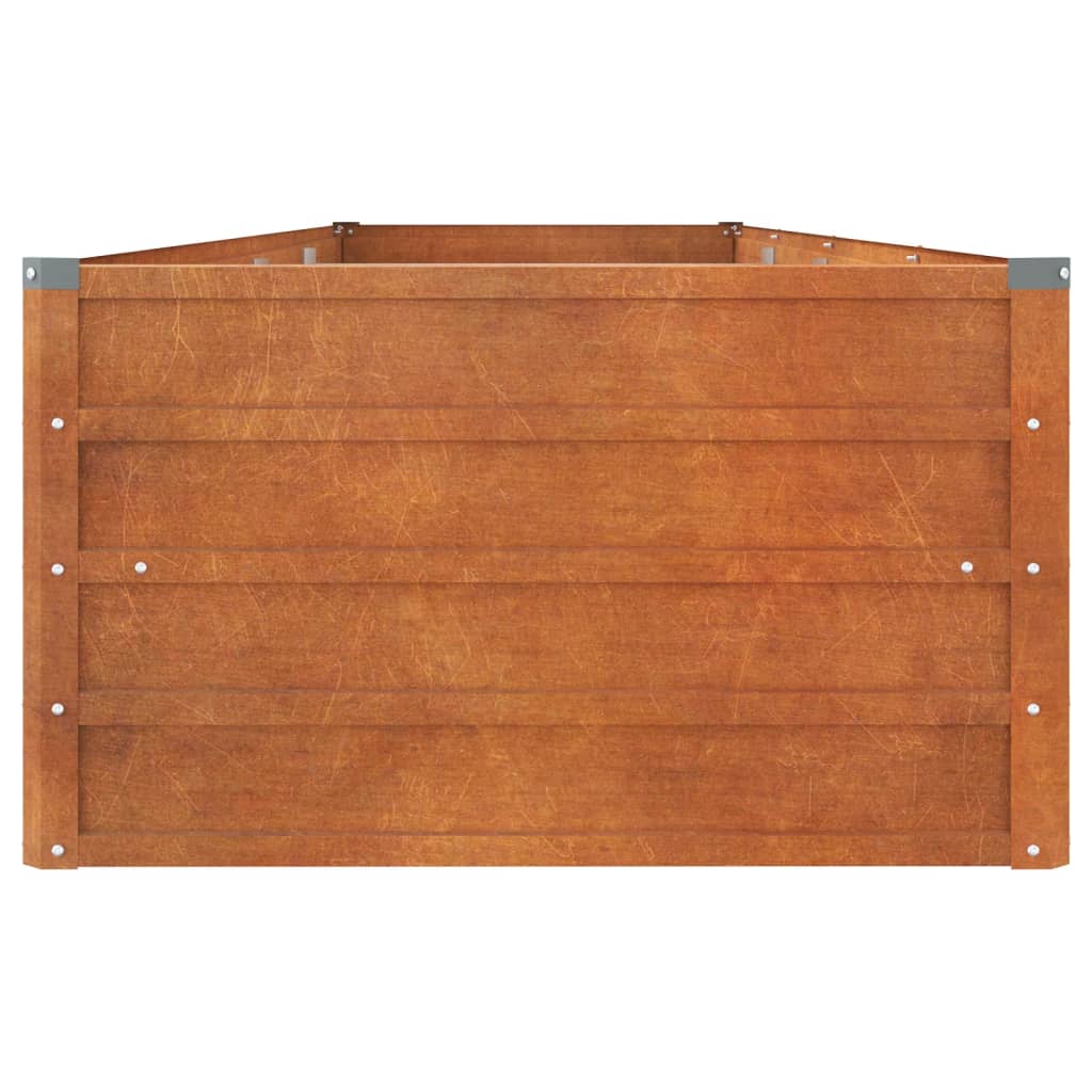 Plantenbak Verhoogd 320X80X45 Cm Cortenstaal Roestig