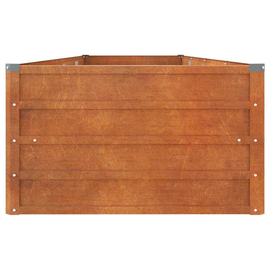 Plantenbak Verhoogd 320X80X45 Cm Cortenstaal Roestig