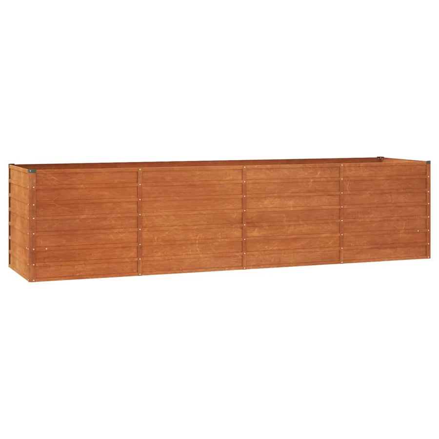 Plantenbak Verhoogd 320X80X77 Cm Cortenstaal Roestig