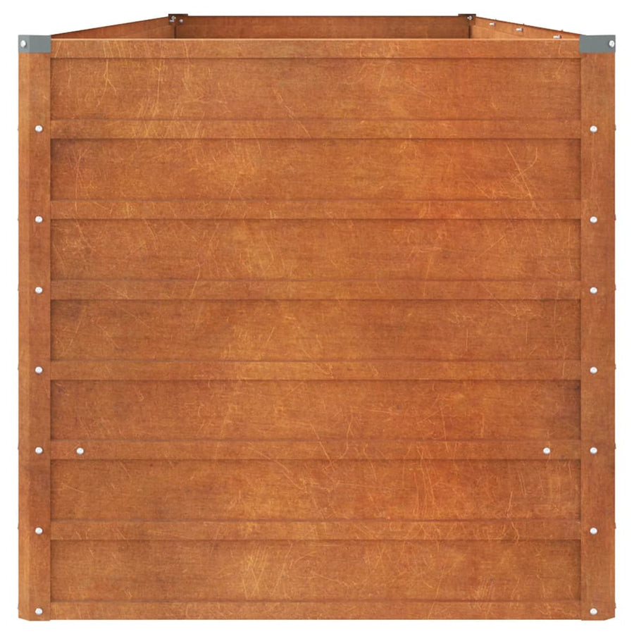 Plantenbak Verhoogd 320X80X77 Cm Cortenstaal Roestig