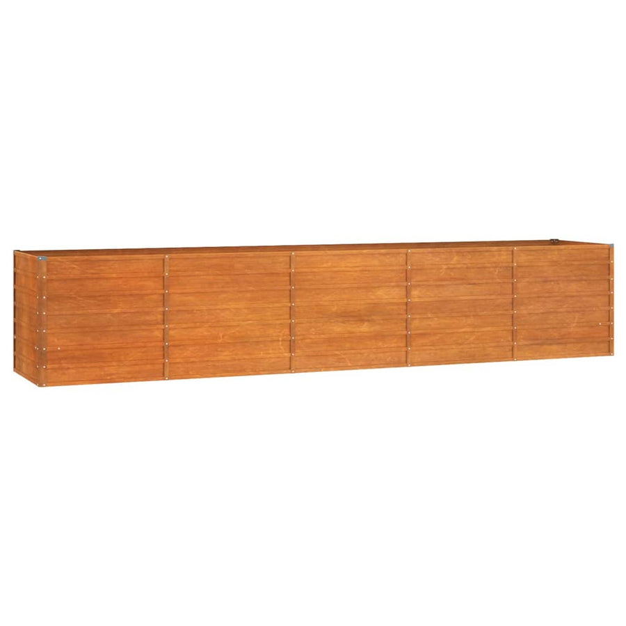 Plantenbak Verhoogd 400X80X77 Cm Cortenstaal Roestig