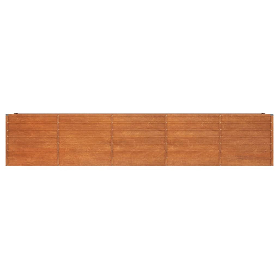 Plantenbak Verhoogd 400X80X77 Cm Cortenstaal Roestig