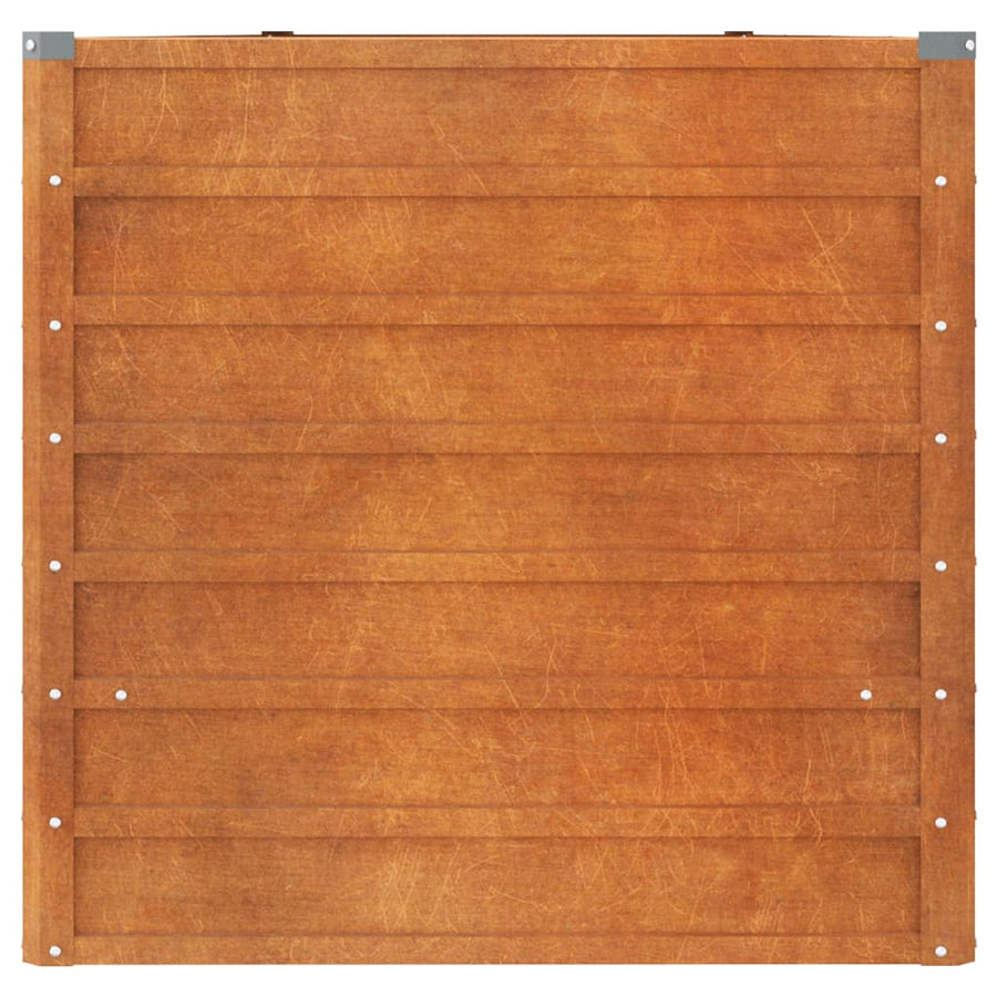Plantenbak Verhoogd 400X80X77 Cm Cortenstaal Roestig