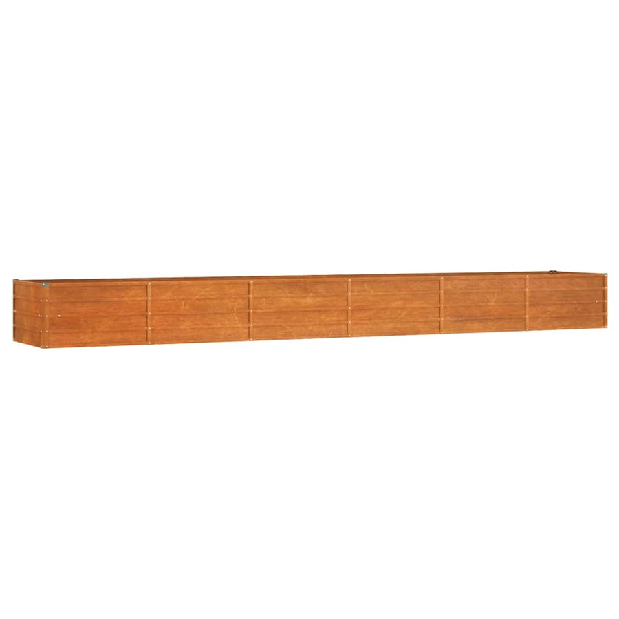 Plantenbak Verhoogd 480X80X45 Cm Cortenstaal Roestig