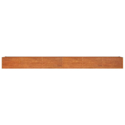 Plantenbak Verhoogd 480X80X45 Cm Cortenstaal Roestig