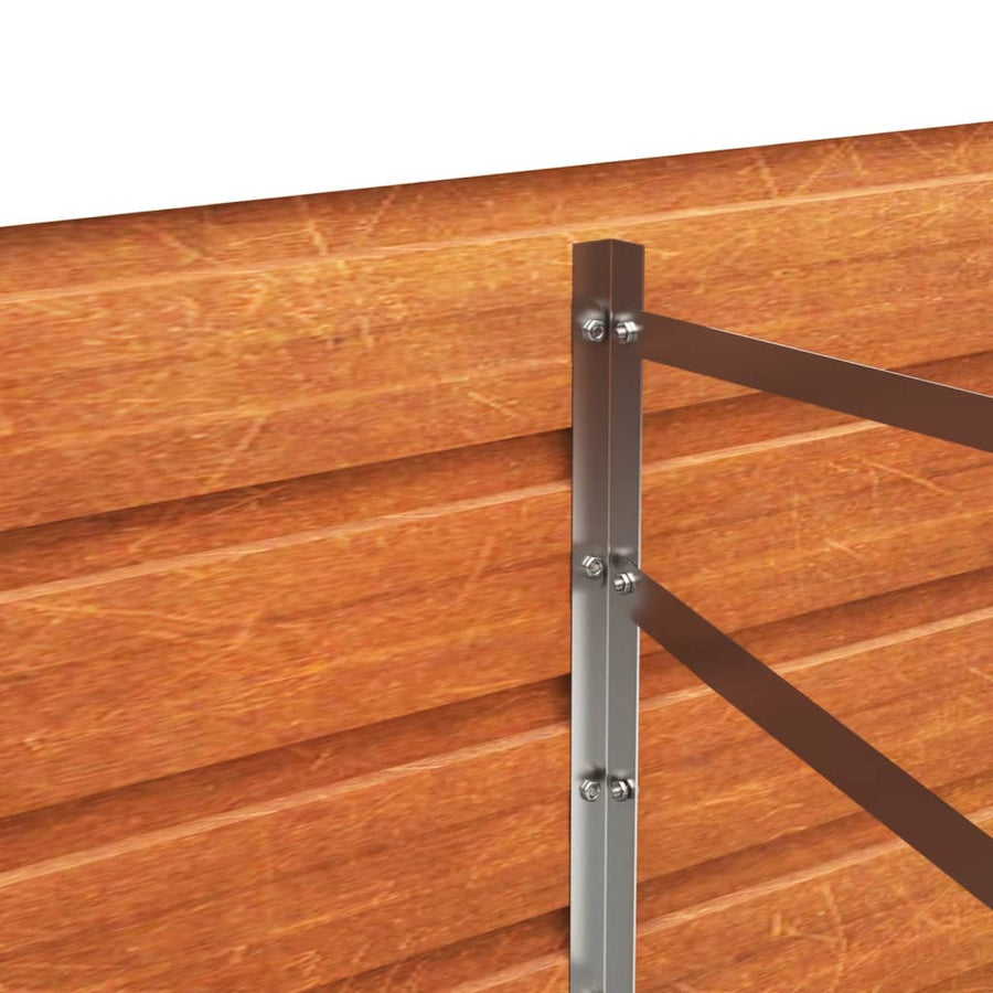 Plantenbak Verhoogd 480X80X45 Cm Cortenstaal Roestig