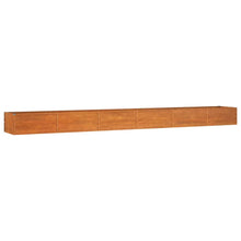 Plantenbak Verhoogd 600X80X45 Cm Cortenstaal Roestig