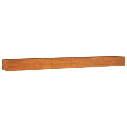 Plantenbak Verhoogd 600X80X45 Cm Cortenstaal Roestig