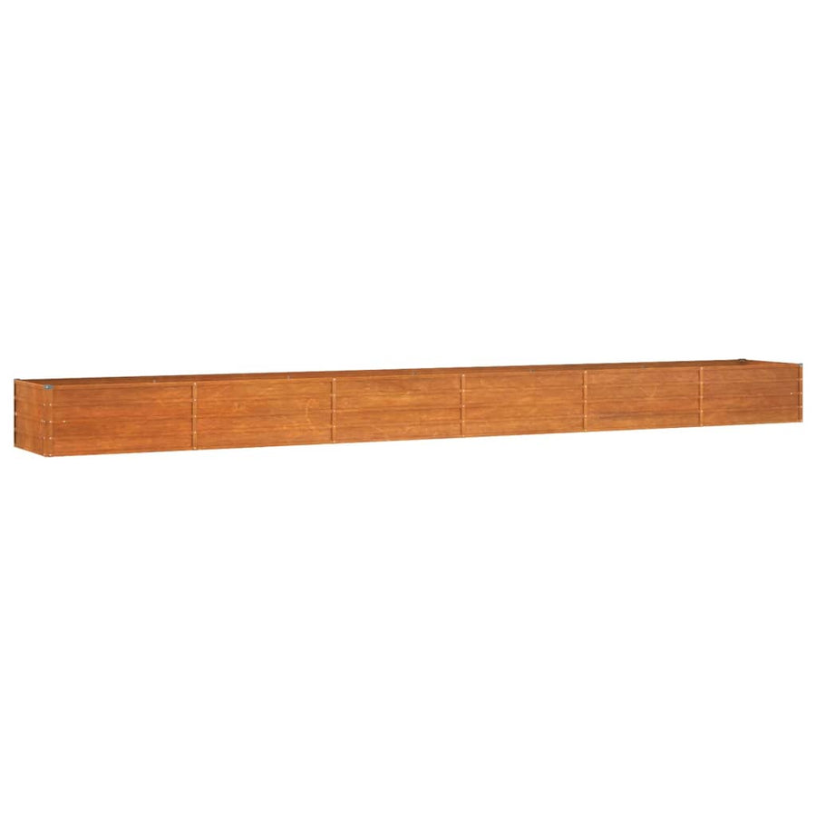 Plantenbak Verhoogd 600X80X45 Cm Cortenstaal Roestig