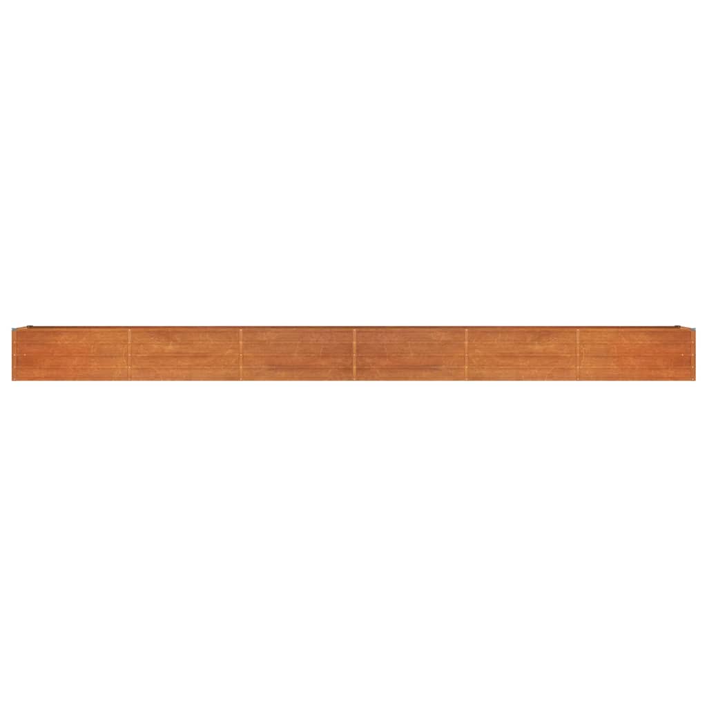 Plantenbak Verhoogd 600X80X45 Cm Cortenstaal Roestig