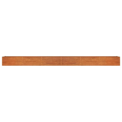 Plantenbak Verhoogd 600X80X45 Cm Cortenstaal Roestig