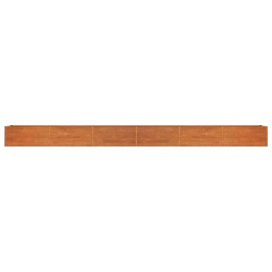 Plantenbak Verhoogd 600X80X45 Cm Cortenstaal Roestig