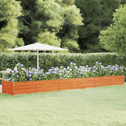 Plantenbak Verhoogd 600X80X45 Cm Cortenstaal Roestig
