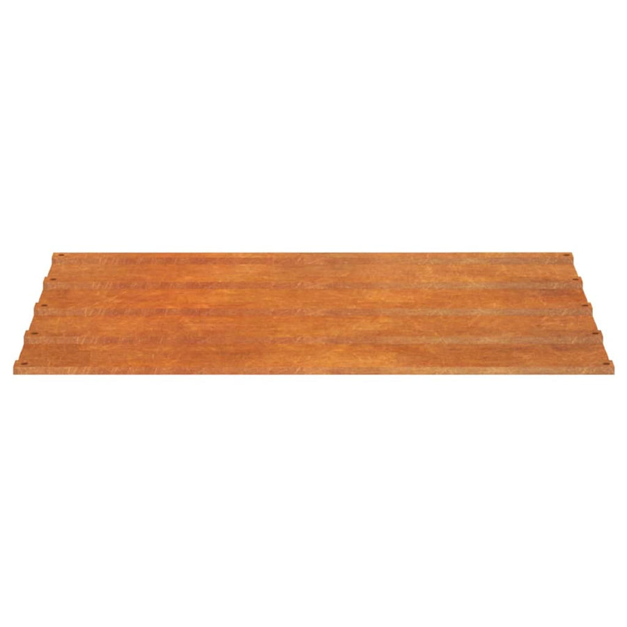Dakpanelen 12 St 60X44 Cm Cortenstaal Roestig 60 x 44 cm
