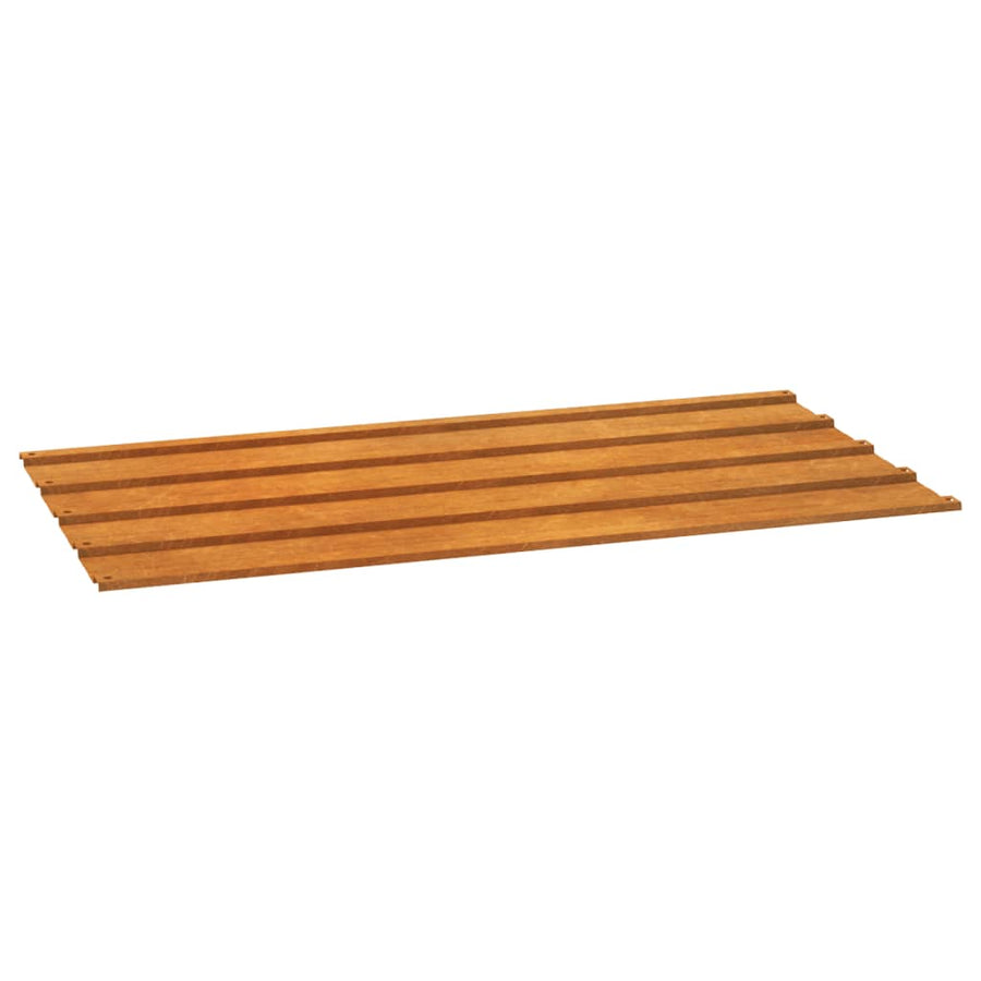 Dakpanelen 12 St 80X44 Cm Cortenstaal Roestig 80 x 44 cm