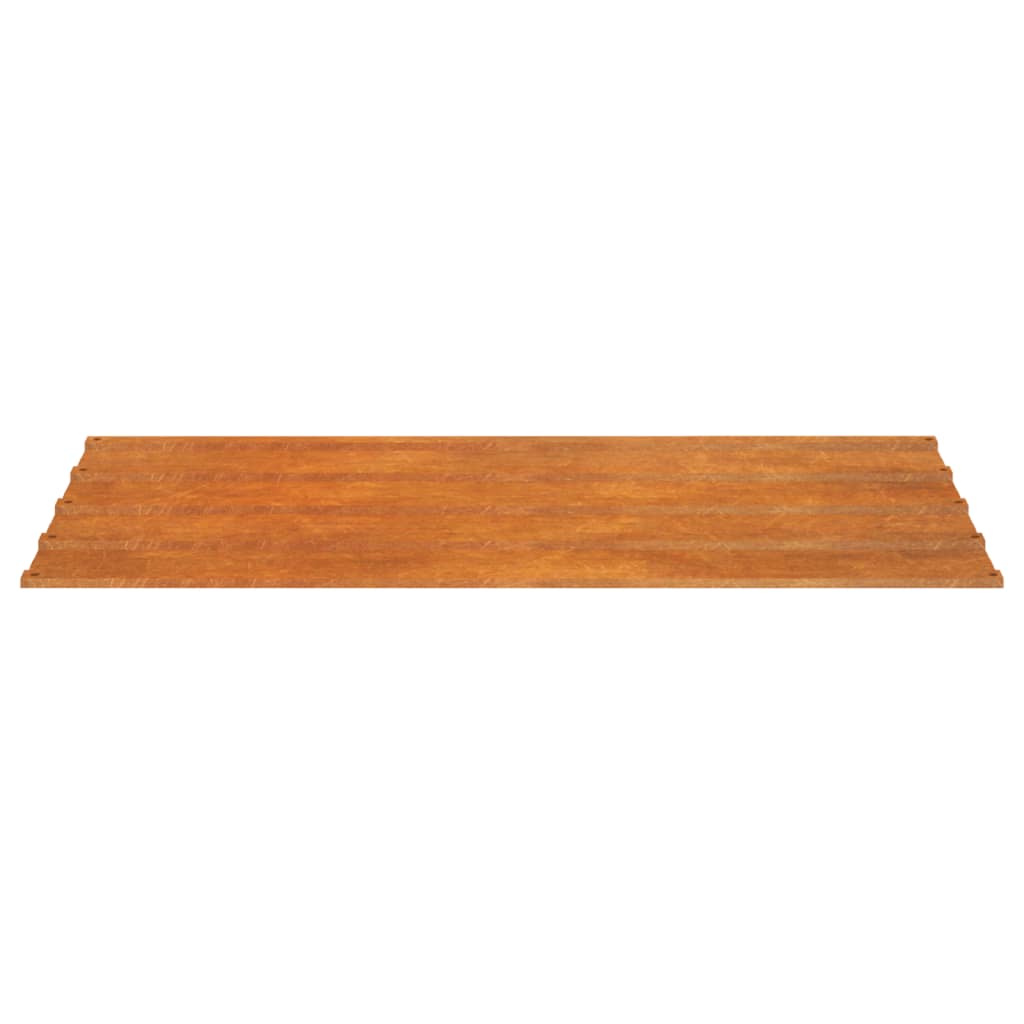 Dakpanelen 12 St 80X44 Cm Cortenstaal Roestig 80 x 44 cm