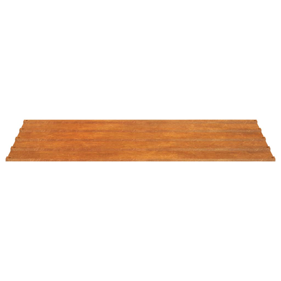 Dakpanelen 12 St 80X44 Cm Cortenstaal Roestig 80 x 44 cm