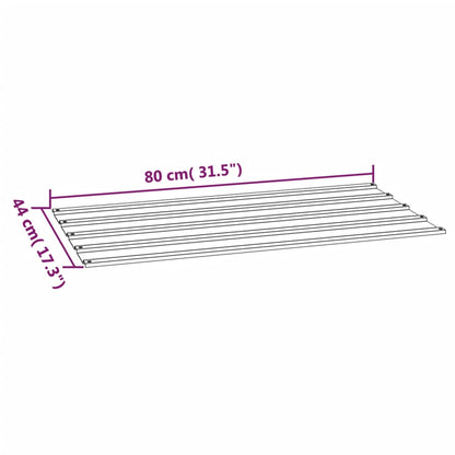 Dakpanelen 12 St 80X44 Cm Cortenstaal Roestig 80 x 44 cm