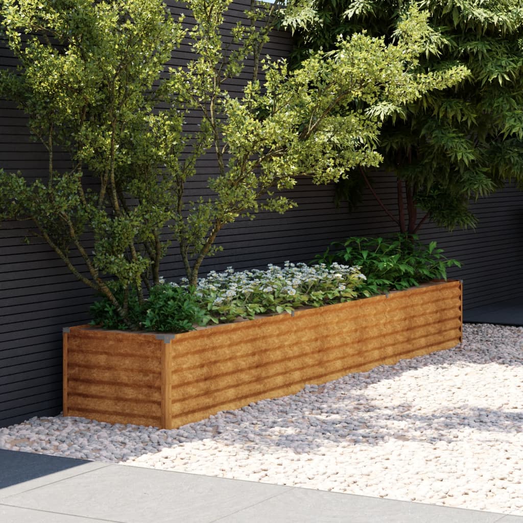 Plantenbak Verhoogd 291X50X36 Cm Cortenstaal