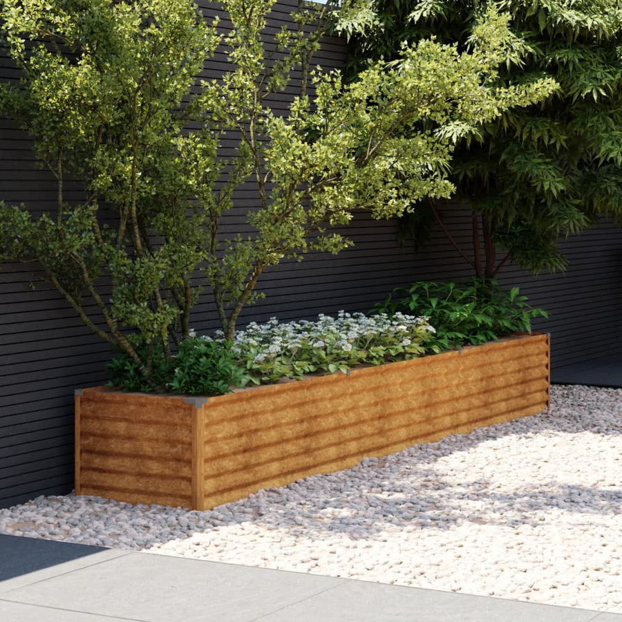 Plantenbak Verhoogd 291X50X36 Cm Cortenstaal