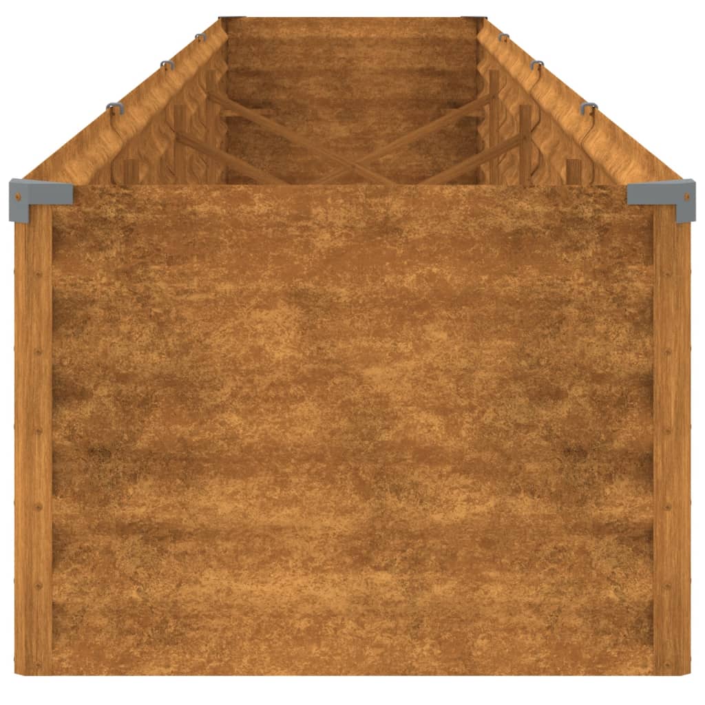 Plantenbak Verhoogd 386X50X36 Cm Cortenstaal