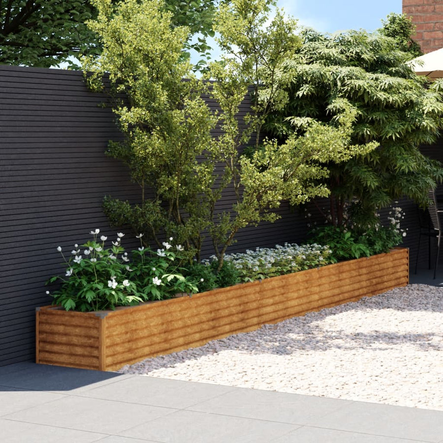 Plantenbak Verhoogd 482X50X36 Cm Cortenstaal