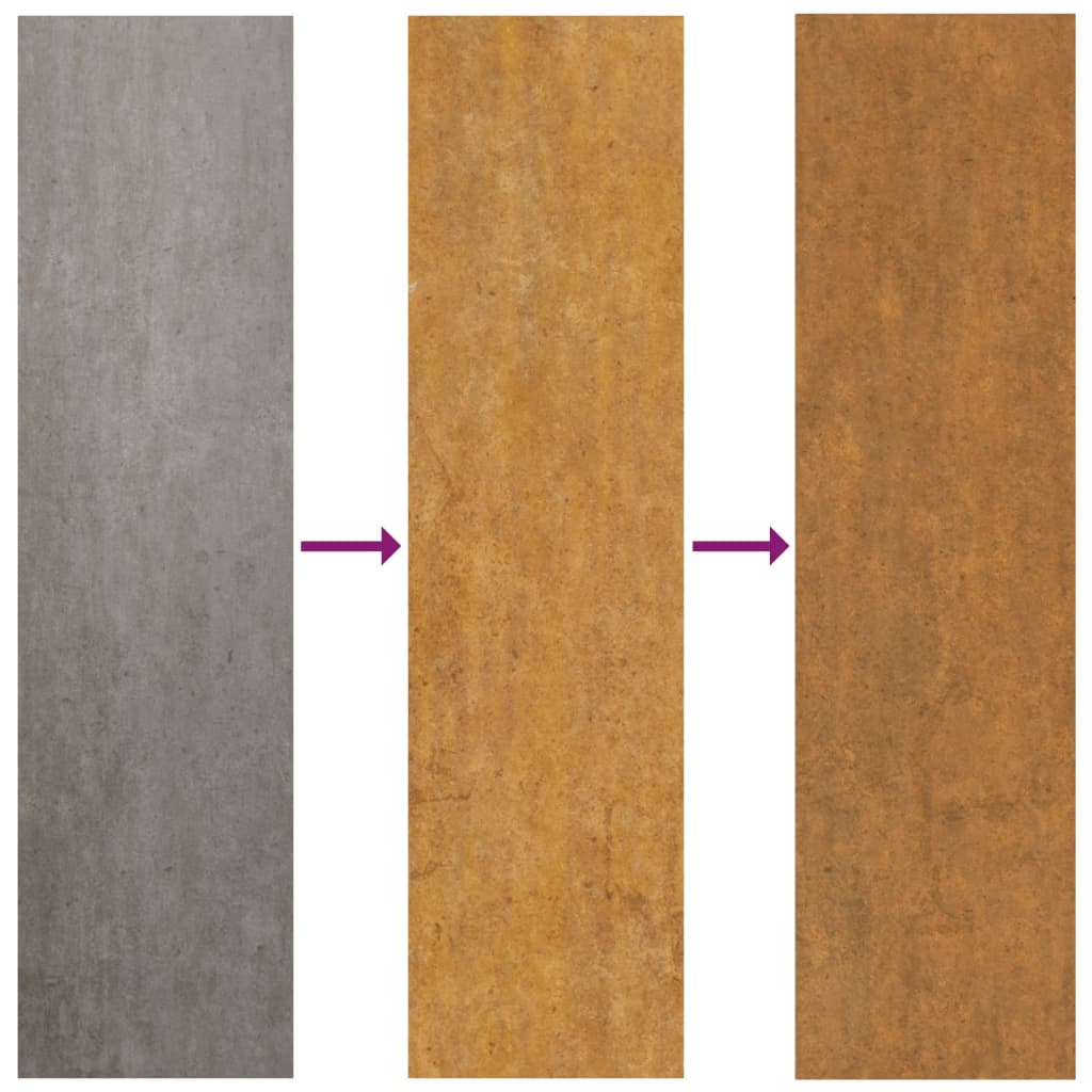 Plantenbak verhoogd 960x50x36 cm cortenstaal