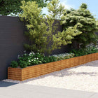 Plantenbak verhoogd 96x50x36 cm cortenstaal