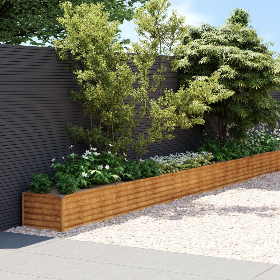 Plantenbak Verhoogd 1152X50X36 Cm Cortenstaal