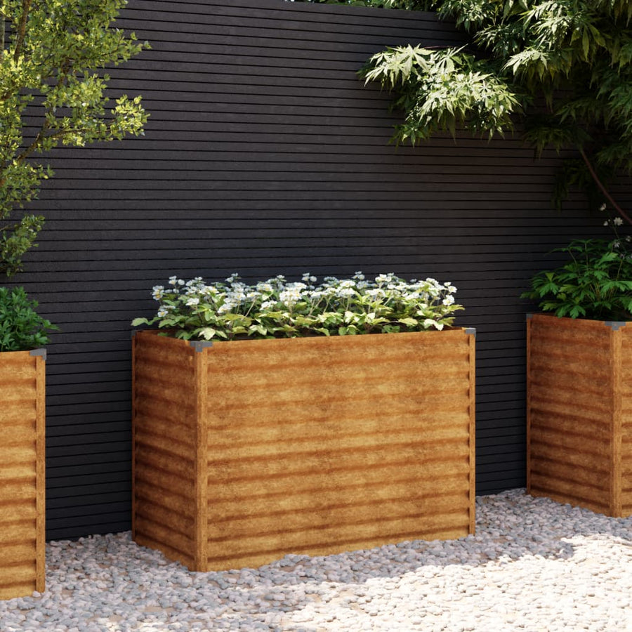 Plantenbak Verhoogd 100X50X69 Cm Cortenstaal