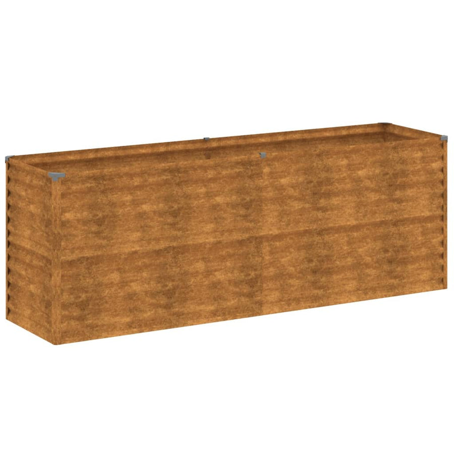 Plantenbak Verhoogd 196X50X69 Cm Cortenstaal