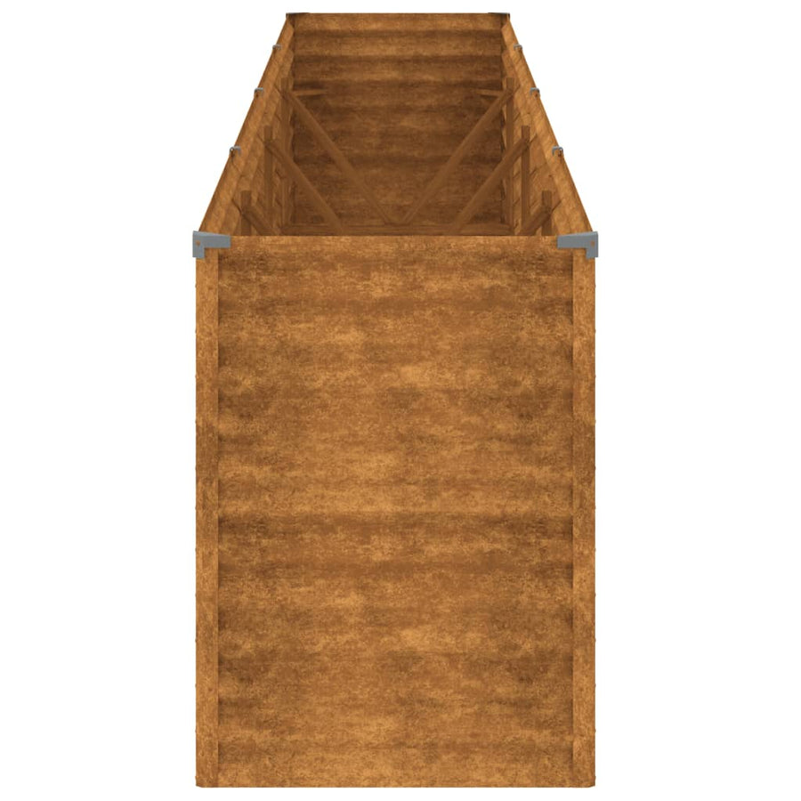 Plantenbak Verhoogd 385X50X69 Cm Cortenstaal