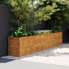 Raised planter 385x50x69 cm corten steel