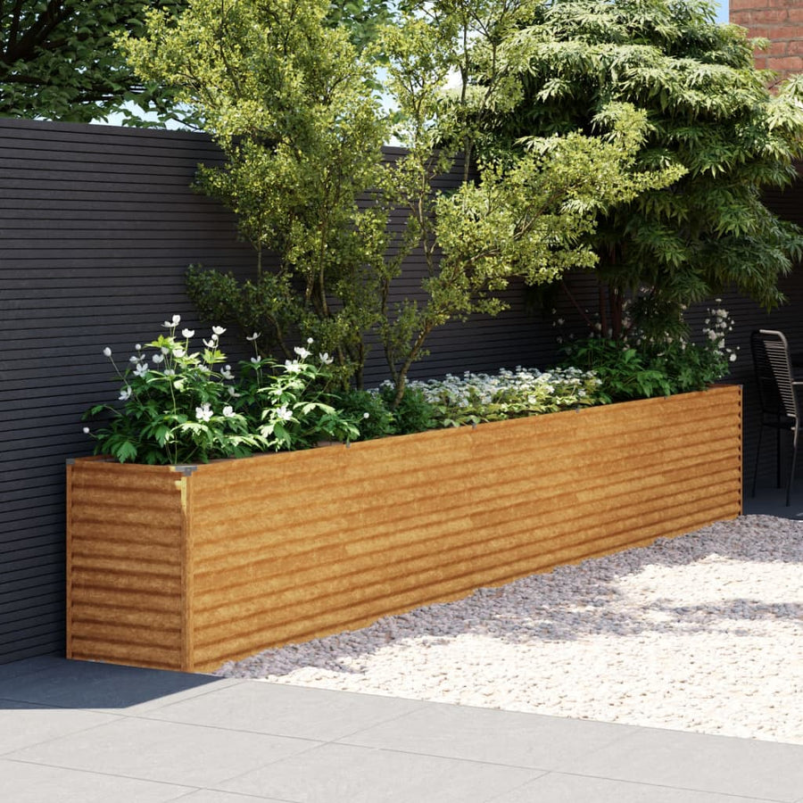 Plantenbak Verhoogd 482X50X69 Cm Cortenstaal