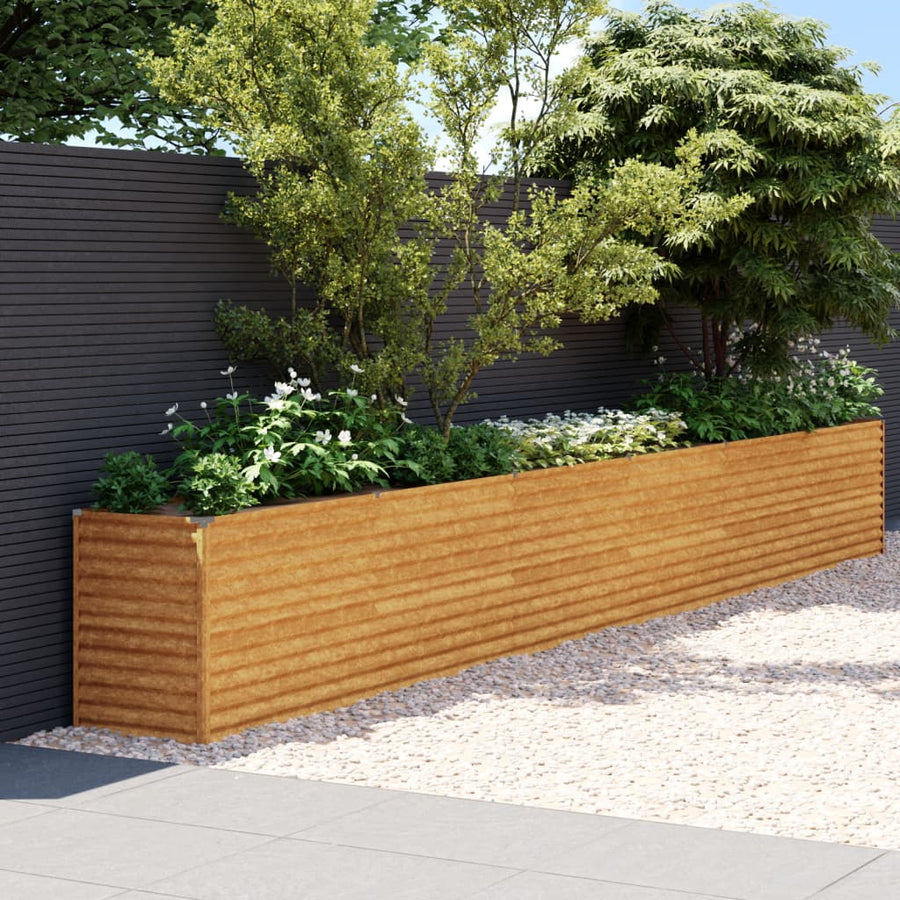 Plantenbak Verhoogd 578X50X69 Cm Cortenstaal