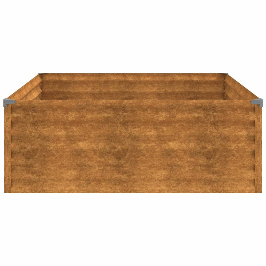 Plantenbak Verhoogd 100X100X36 Cm Cortenstaal