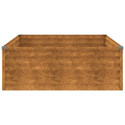 Plantenbak Verhoogd 100X100X36 Cm Cortenstaal