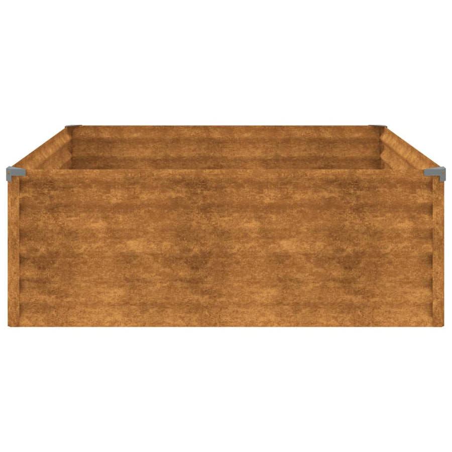 Plantenbak Verhoogd 100X100X36 Cm Cortenstaal