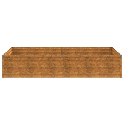 Plantenbak Verhoogd 195X100X36 Cm Cortenstaal