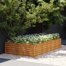 Plantenbak Verhoogd 195X100X36 Cm Cortenstaal