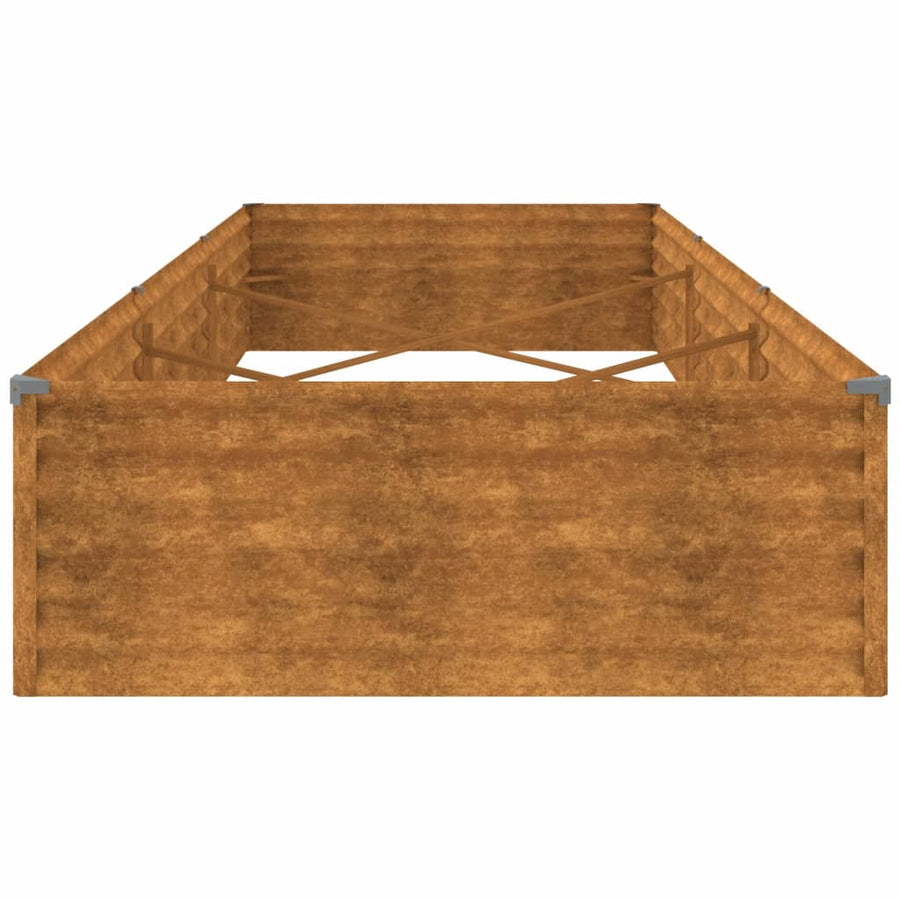 Plantenbak Verhoogd 291X100X36 Cm Cortenstaal