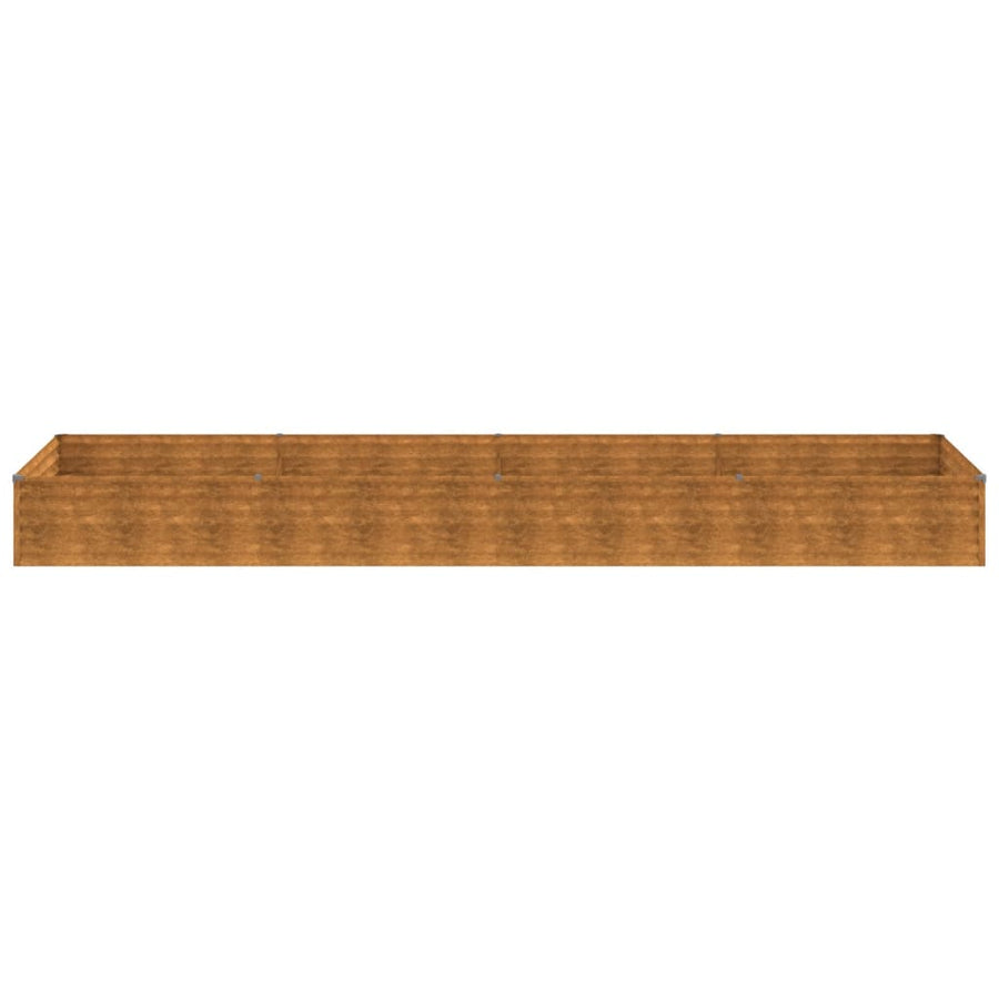 Plantenbak verhoogd 387x100x36 cm cortenstaal